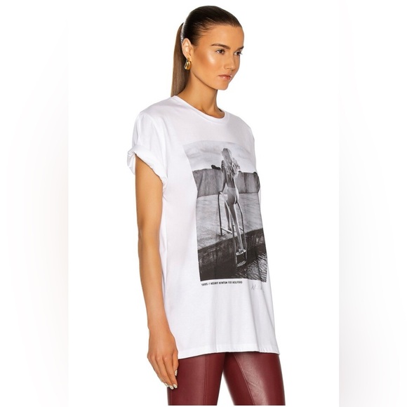 Wolford NWT Newton Limited Edition Iconic Helmut Newton T-Shirt - Grey size Smal - Picture 2 of 8